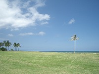 ハワイ オアフ島 クアロアビーチパーク