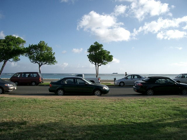 ハワイ・オアフ島 アラモアナビーチパークの写真
